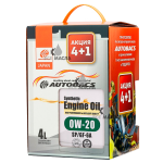 Autobacs Engine Oil Synthetic 0W-20 SP/GF-6A 4л.+1л.