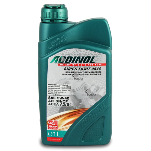 Addinol Super Light 0540 5W-40 1 л.