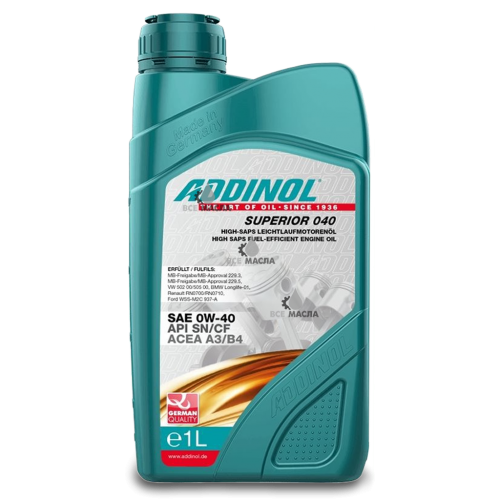 Addinol Superior 040 0W-40 1 л.