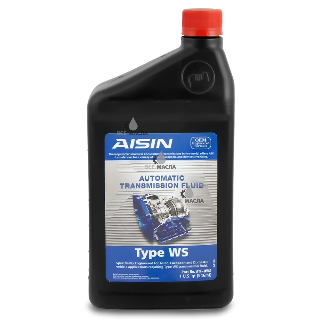 Атф айсин. AISIN ATF-0t4. ATF WS Айсин. AISIN transmission Fluid Type WS. AISIN ATF AFW+ 1л.