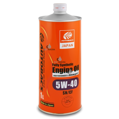 Autobacs Engine Oil 5W-40 SN/CF 1 л.