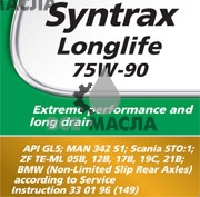 Купить трансмиссионное масло Castrol Syntrax Longlife 75W-90 в СПб