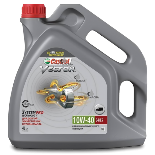 Castrol Vecton 10W-40 E4/E7  4 л.