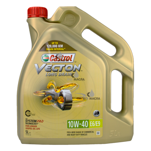 Castrol Vecton Long Drain 10W-40 E6/E9 5 л.