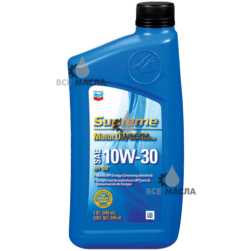 Chevron Supreme Motor Oil 10W-30 0,946 л.