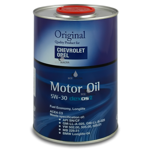 Fanfaro GM Opel Motor Oil 5W-30 Dexos2 1 л.