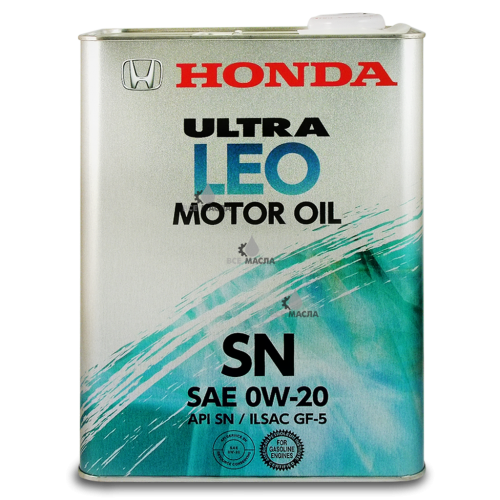 Honda Ultra LEO SP 0W-20 4 л.