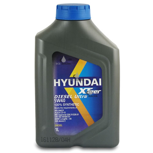 Hyundai XTeer Diesel Ultra SN/CF 5W-40 1 л.