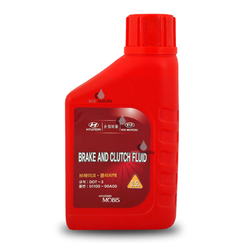 Hyundai Brake and Clutch Fluid DOT-3 0,5 л.