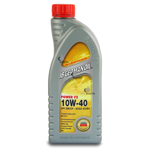 JB German Oil Power F2 LL 10W-40 1 л.