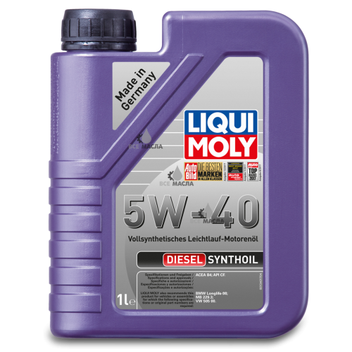 Liqui Moly Diesel Synthoil 5W-40 1 л.