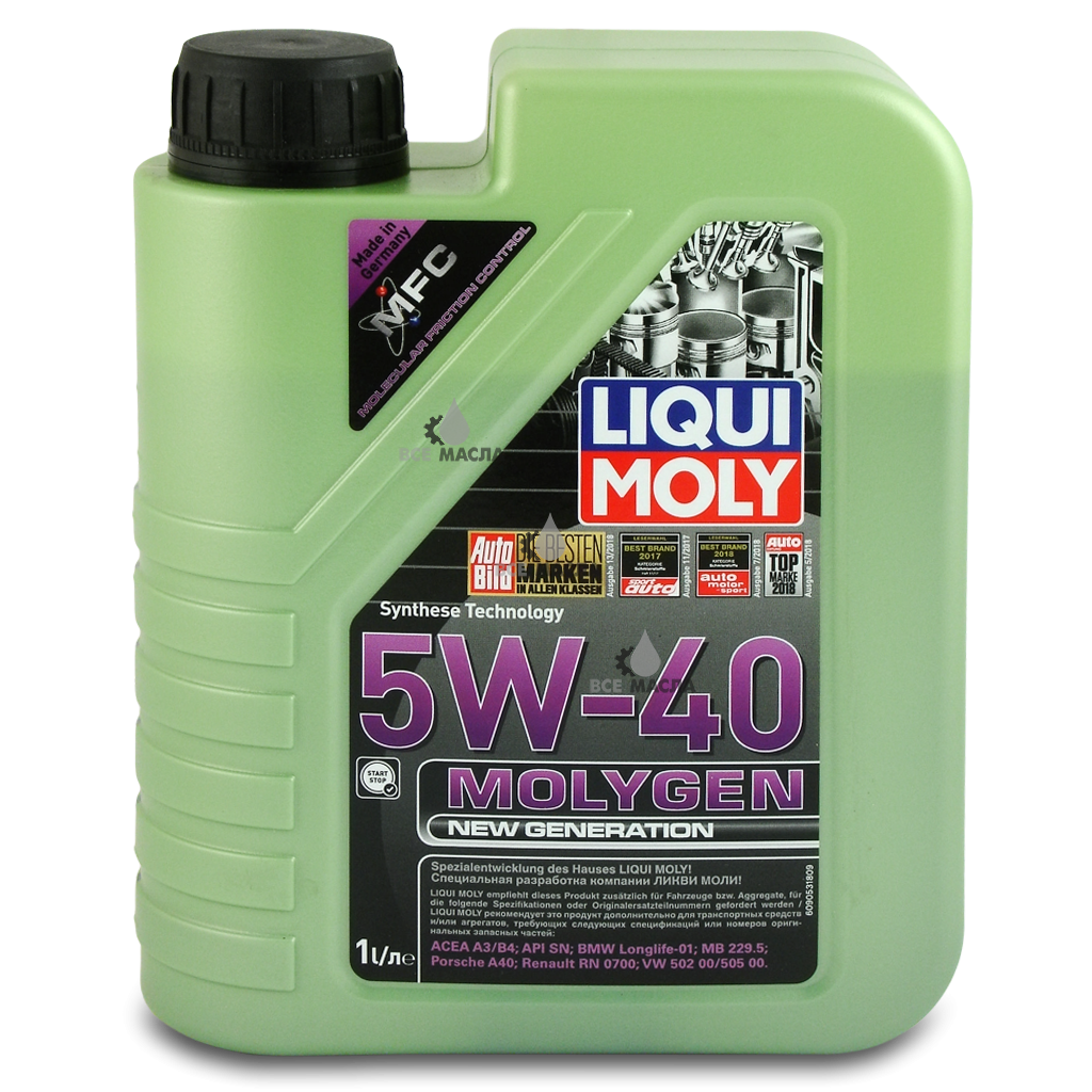 Купить моторное масло Liqui Moly Molygen New Generation 5W-40 в СПб