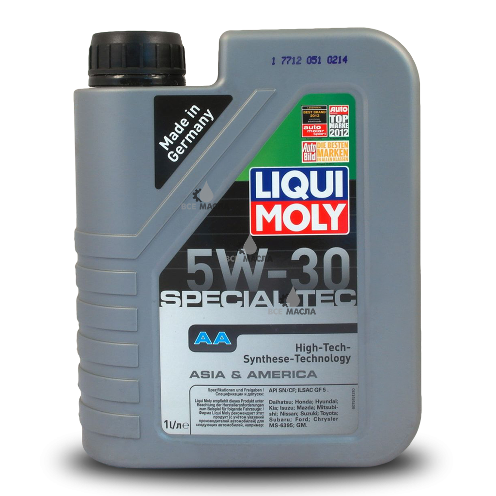 Купить моторное масло Liqui Moly Special Tec AA 5W-30 в СПб