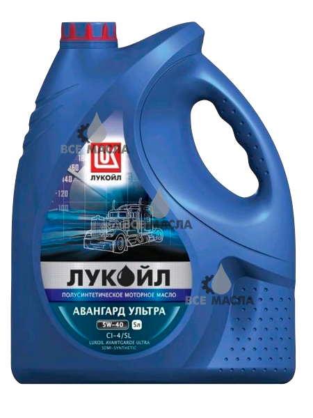 Лукойл Авангард Ультра 5W-40 CI-4/SL 5 л.