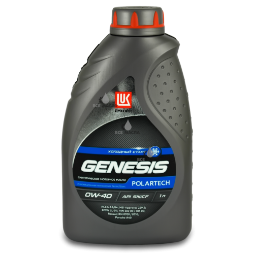 Лукойл Genesis Polartech 0W-40 1 л.