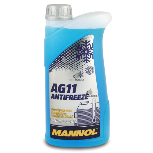 Mannol Antifreeze AG11 -40°C 1 л.