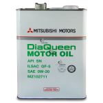 Mitsubishi DiaQueen Motor Oil SN/GF-5 0W-20 4 л.