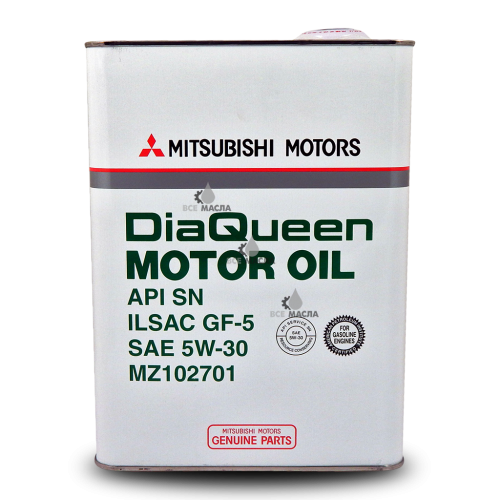 Mitsubishi DiaQueen Motor Oil SN/GF-5 5W-30 4 л.