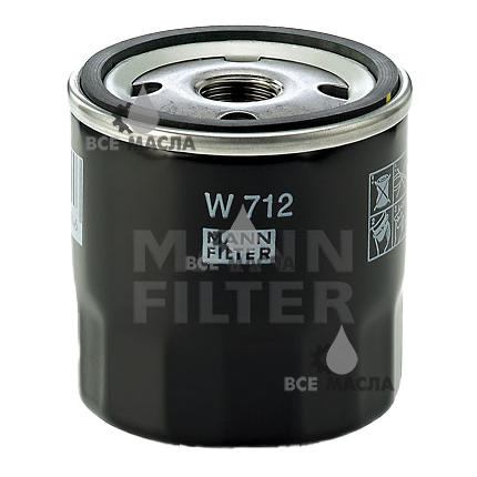Фильтр масляный MANN-FILTER W712