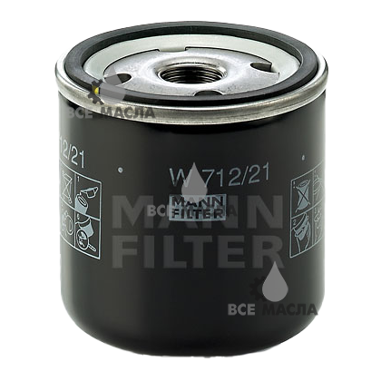 Фильтр масляный MANN-FILTER W712/21