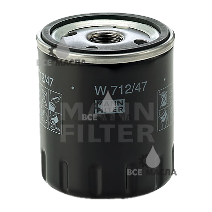 Фильтр масляный MANN-FILTER W712/47