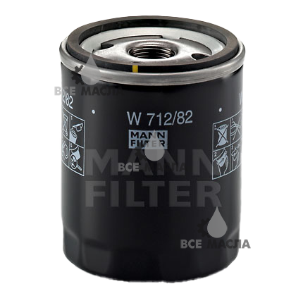 Фильтр масляный MANN-FILTER W712/82
