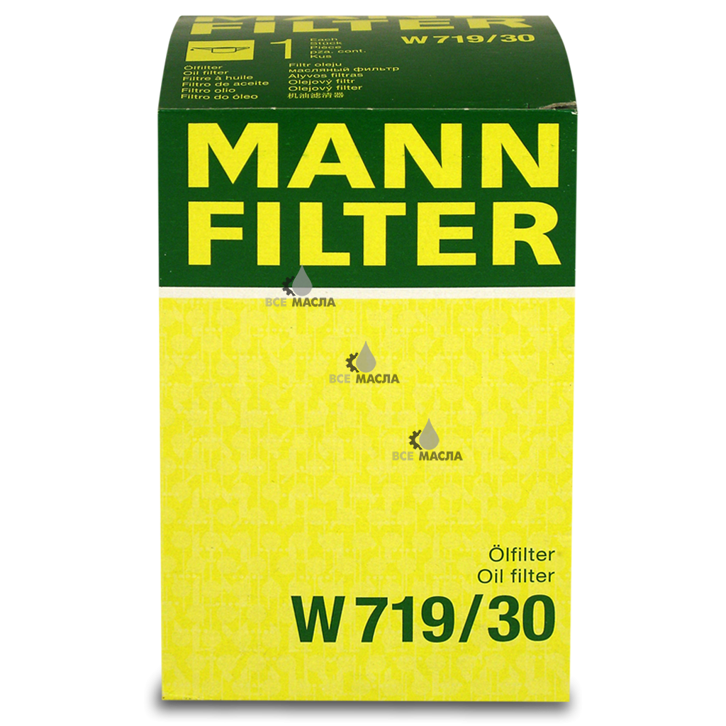 Фильтр масляный MANN-FILTER W719/30
