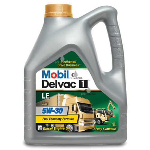 Mobil Delvac 1 LE 5W-30 4 л.