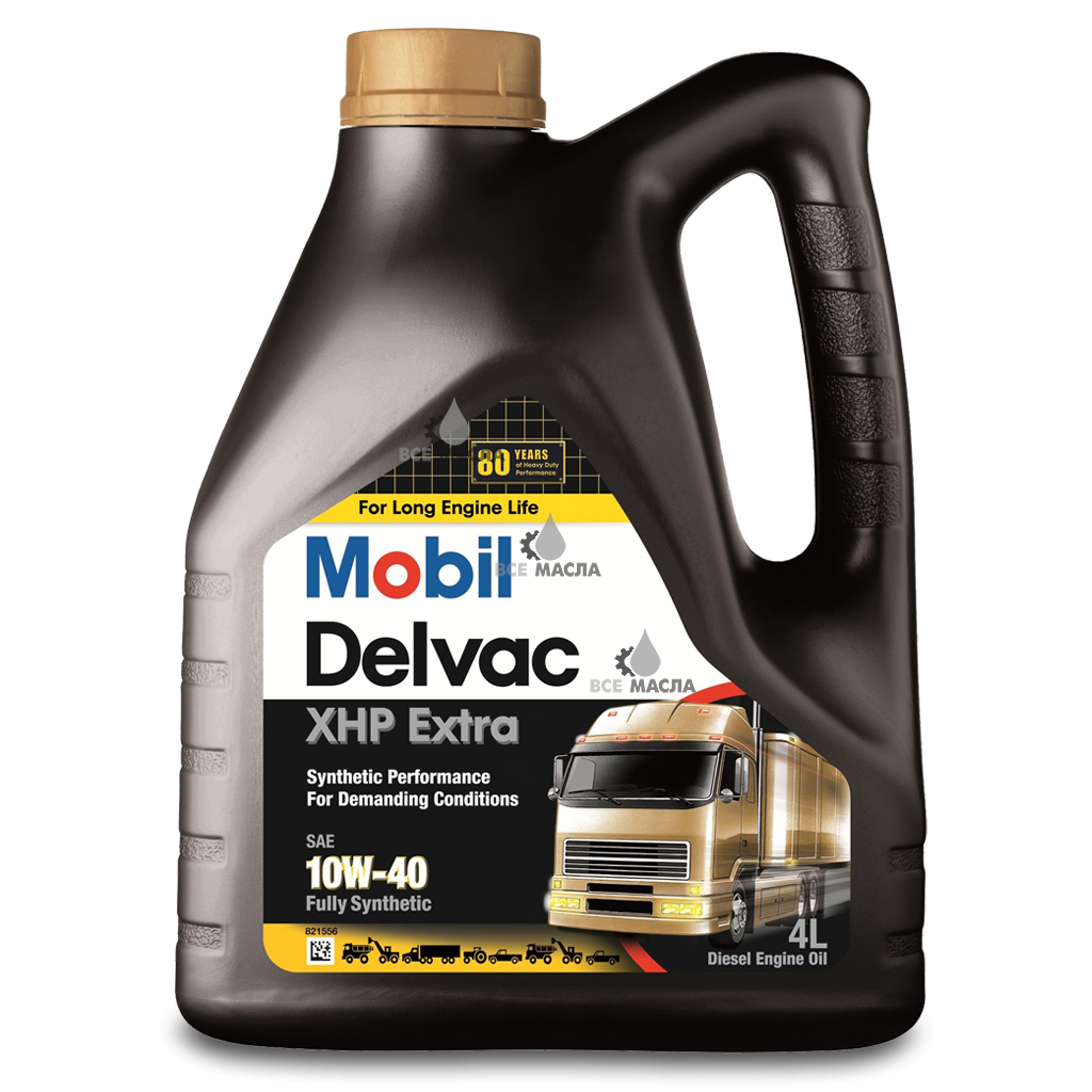 Купить моторное масло Mobil Delvac XНР Еxtra 10W-40 в СПб