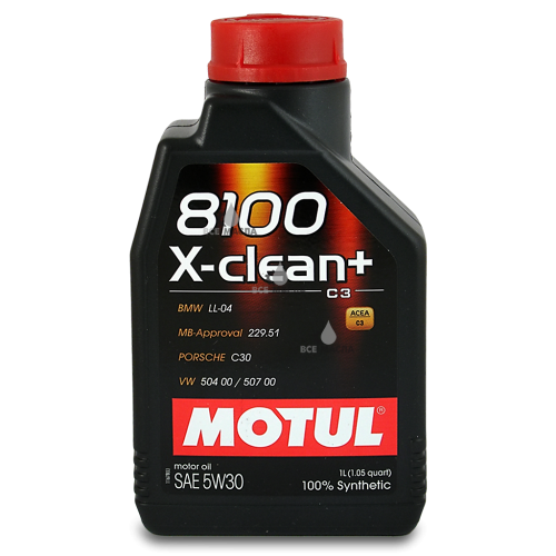 Motul 8100 X-Clean+ 5W-30 1 л.