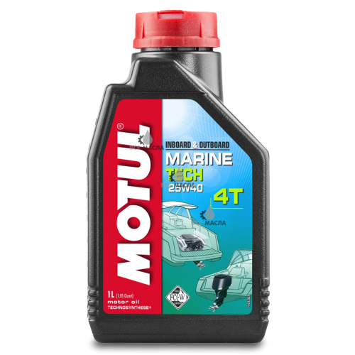 Motul Marine Tech 4T 25W-40 1 л.