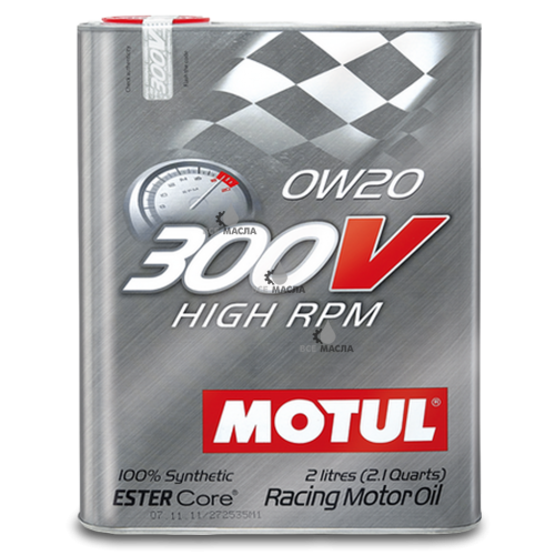 Motul 300V High RPM 0W-20 2 л.