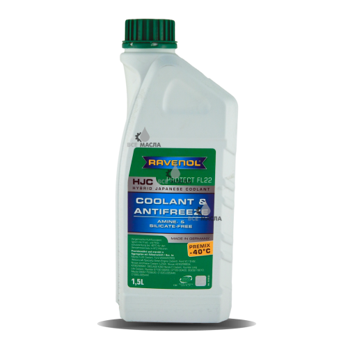 RAVENOL HJC Hybrid Japanese Coolant PREMIX -40°C 1,5 л.