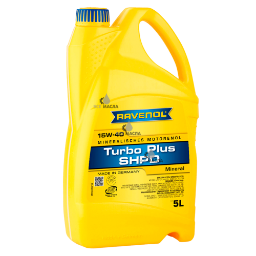 RAVENOL Turbo-Plus SHPD 15W-40 5 л.