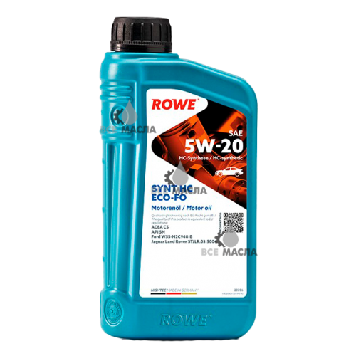 Rowe HighTec Synt ECO-FO SAE 5W-20 1 л.