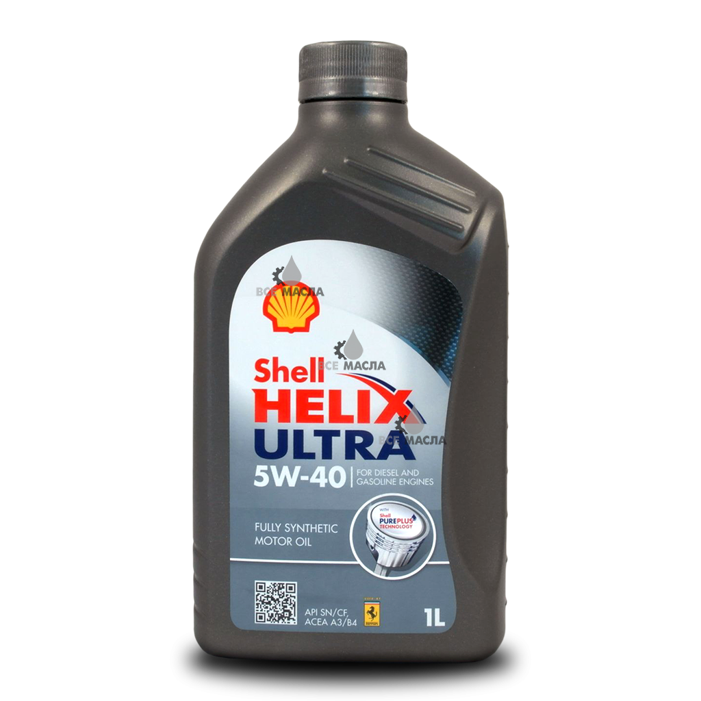 Купить моторное масло Shell Helix Ultra 5W-40 (Шелл Хеликс Ультра 5w40 .