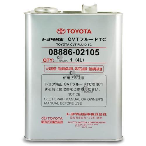 Toyota CVT Fluid TC 4 л.