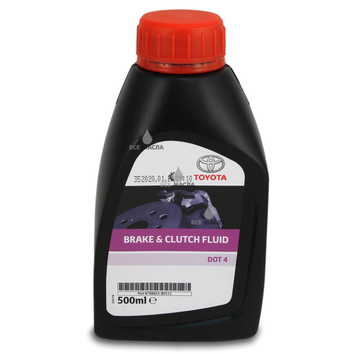 Toyota Brake & Clutch Fluid DOT-4 500 мл.