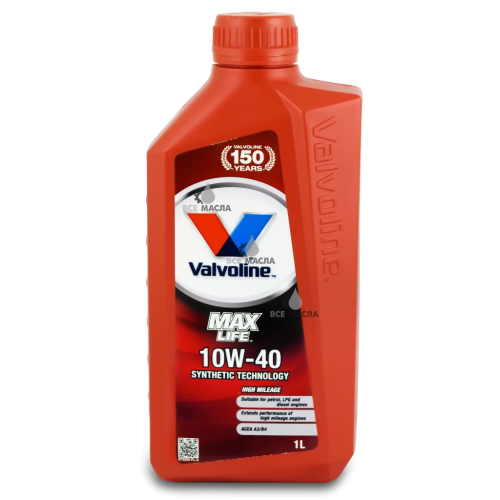 Valvoline MaxLife 10W-40 1 л.