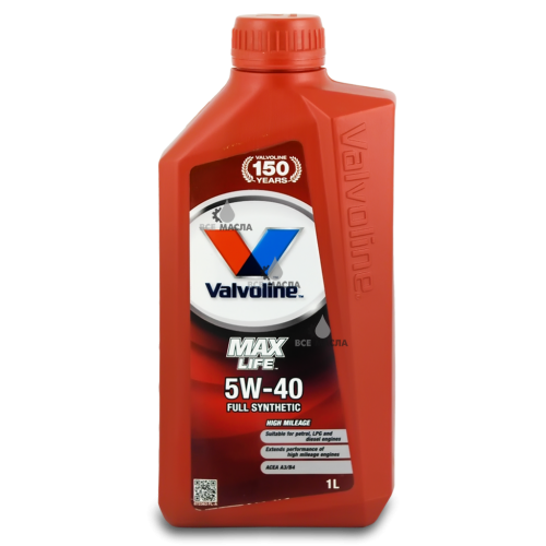 Valvoline MaxLife 5W-40 1 л.