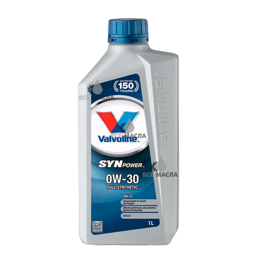 Valvoline SynPower ENV C2 0W-30 1 л.